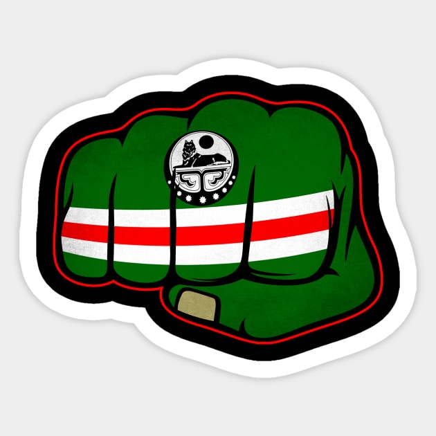 Chechen Fist, Chechnya Fighter, Chechnya Sticker by Jakavonis